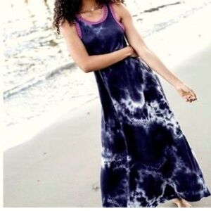NWT Natural Life Willow Tie-Dye Maxi Dress like Free People S/XS
